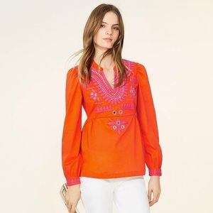 NWT Tory Burch Claudia Tunic Pink Orange